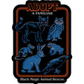 Steven Rhodes Adopt A Familiar 4"x5.5" Sticker