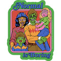 Steven Rhodes Normal Is Boring 3.8"x5" Sticker