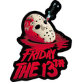 Friday the 13th Logo 4.125"x5.5" Sticker