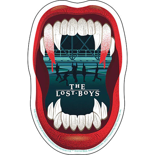 The Lost Boy Vampire Mouth 3.5"x5.5" Sticker
